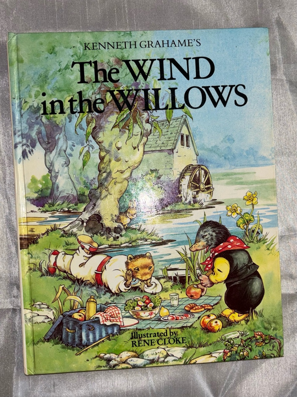 Vintage 1985 Wind in The Willows Hardcover Books Printed in Hungary